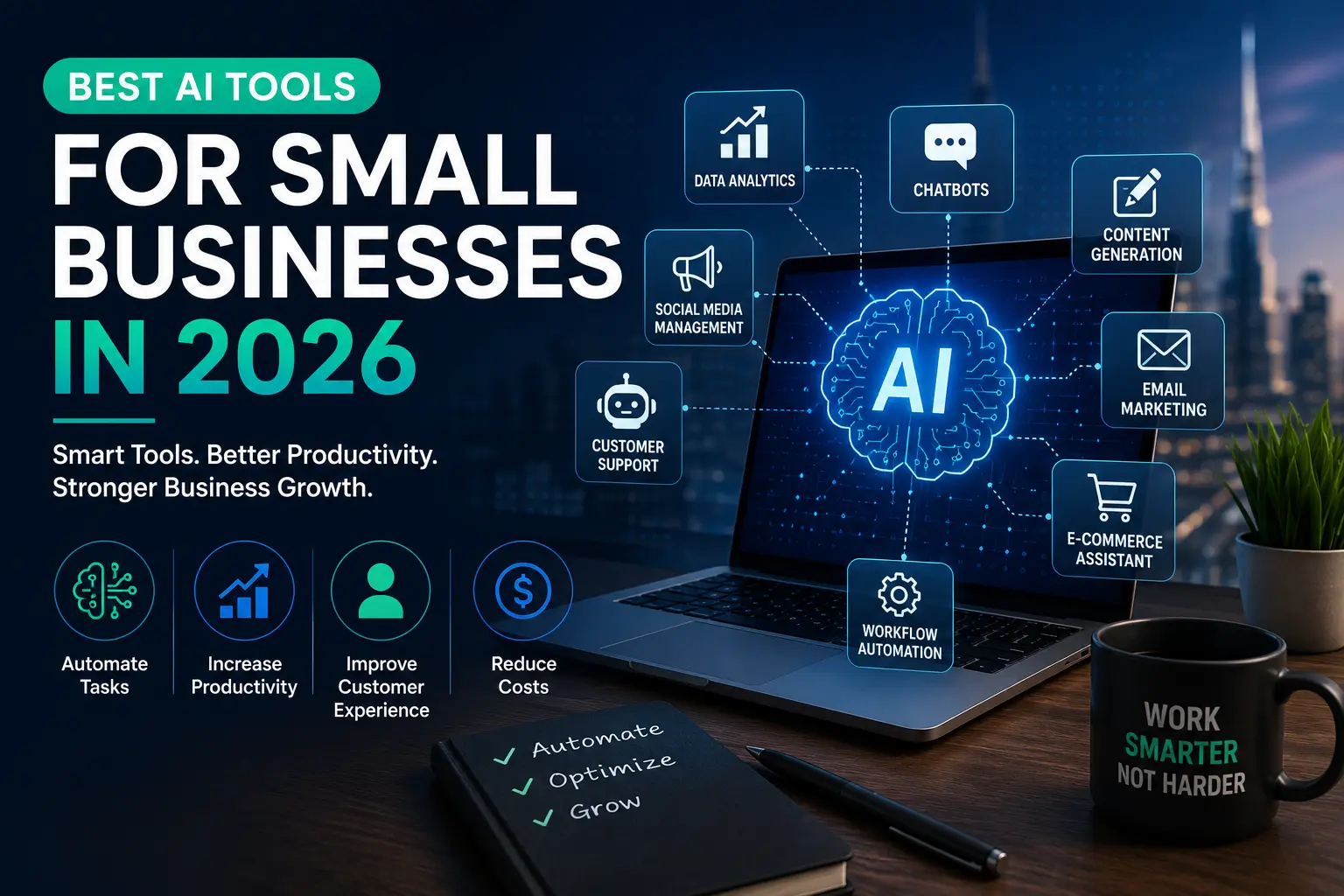 Best AI Tools For Small Businesses in 2026