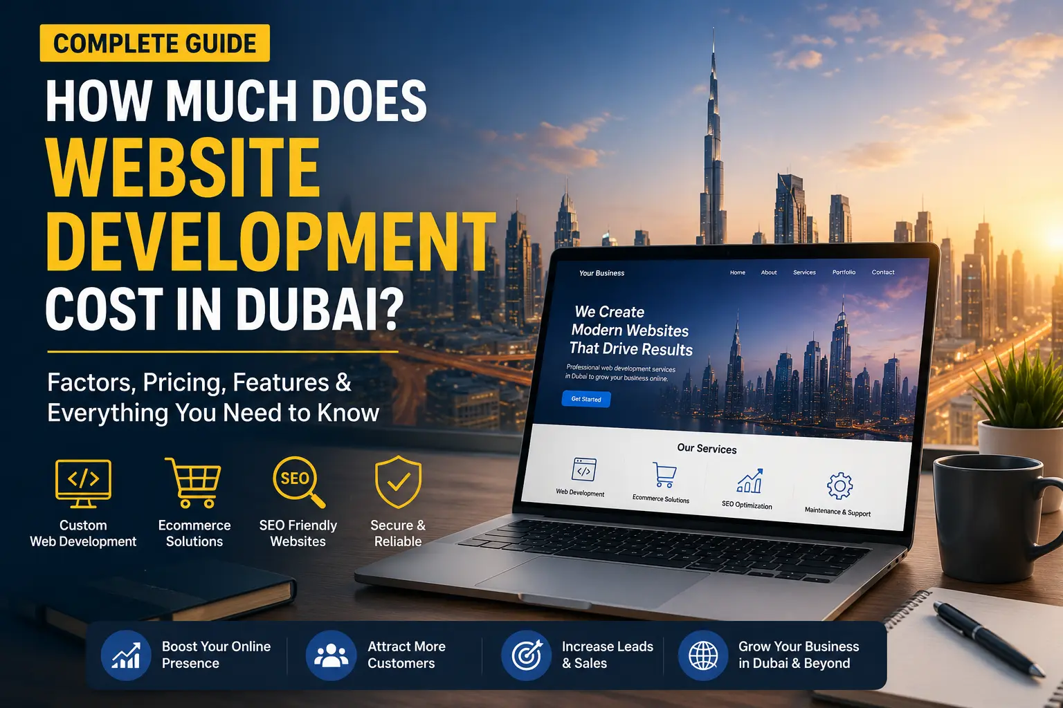 Website Development Cost in Dubai